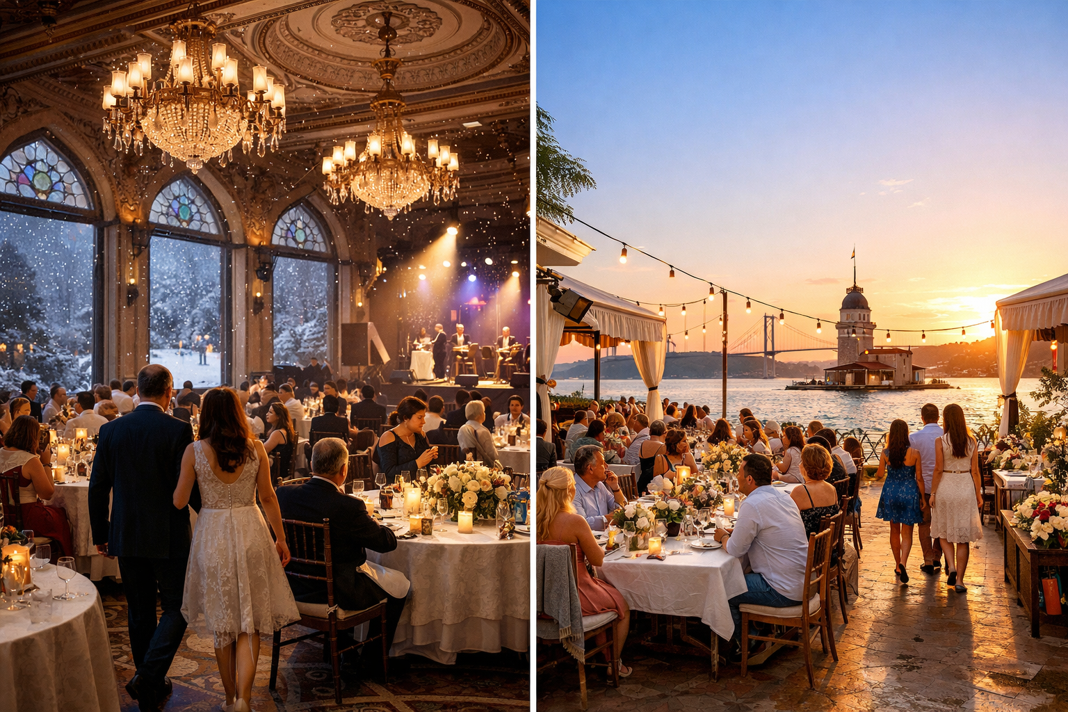 Sezon ve hava — Kapalı vs açık alan seçimi