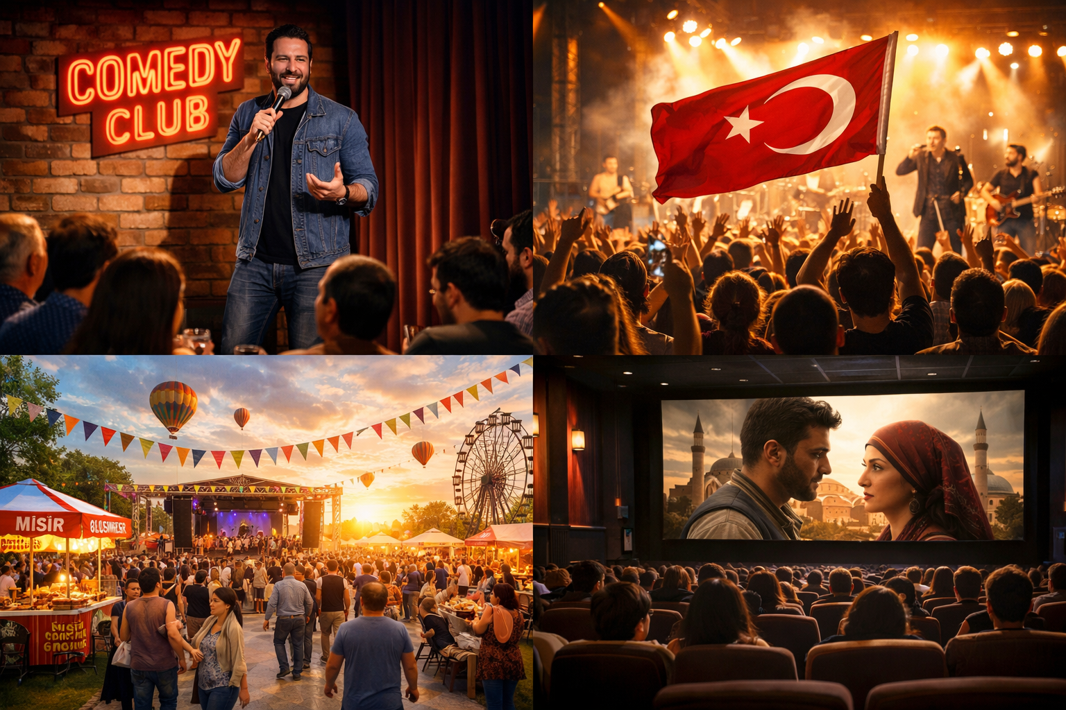 Şehir ve mevsim — Kapalı vs açık alan